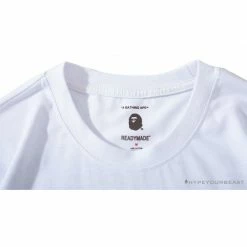 Hypeyourbeast Clothes BAPE Readymade Small Bee Camouflage Letter Tee Shirt'PINK'