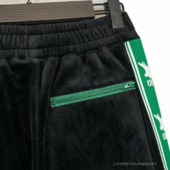Hypeyourbeast OFF-WHITE Side Webbing Casual Green Letter Pants