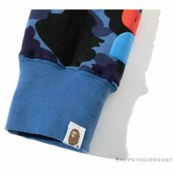 Hypeyourbeast BAPE X Readymade Tiger Head Foam Camouflage Hoodie'BLUE' Clothes