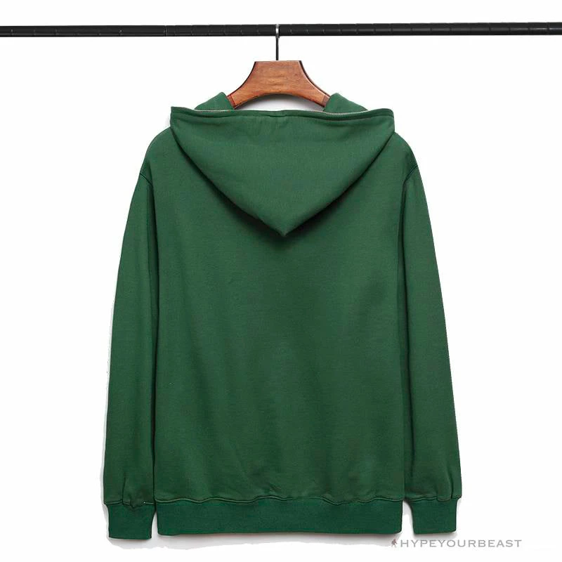 Hypeyourbeast BAPE Classic Ape Head Hoodie 'GREEN' Clothes