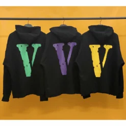 HypeYourBeast Hoodies & Jackets Vlone Purple And Black Friends Hoodie