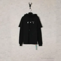 HypeYourBeast Off White Hoodie Black Blue