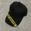 Hypeyourbeast Hats Off White Hat Black Yellow