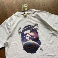 Hypeyourbeast Clothes Bape Tee Shirt White Galaxy