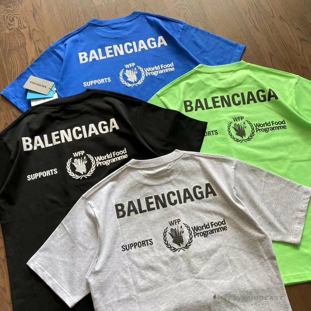 Hypeyourbeast BCG Support Word Food Programme Tee Shirt Green T-Shirts