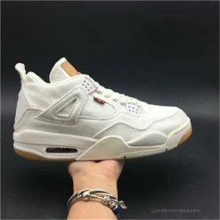 Hypeyourbeast Jordan 4 X Levi's White