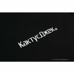 Hypeyourbeast OFF-WHITE Travis Scott Cactus Jack Kakty Comek Tee Shirt'BLACK'