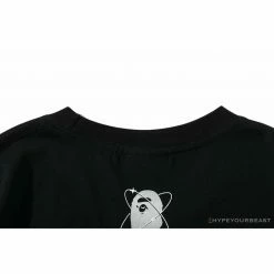 Hypeyourbeast Clothes BAPE Universe Solar System Ape Man Head Tee Shirt'BLACK'
