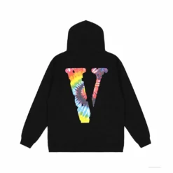 HypeYourBeast Hoodies & Jackets Vlone Hoodie Black Rainbow