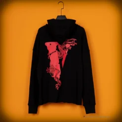 HypeYourBeast Vlone Black Red Serpent Hoodie