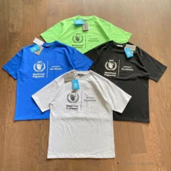 Hypeyourbeast T-Shirts BCG Support Word Food Programme Tee Shirt Black