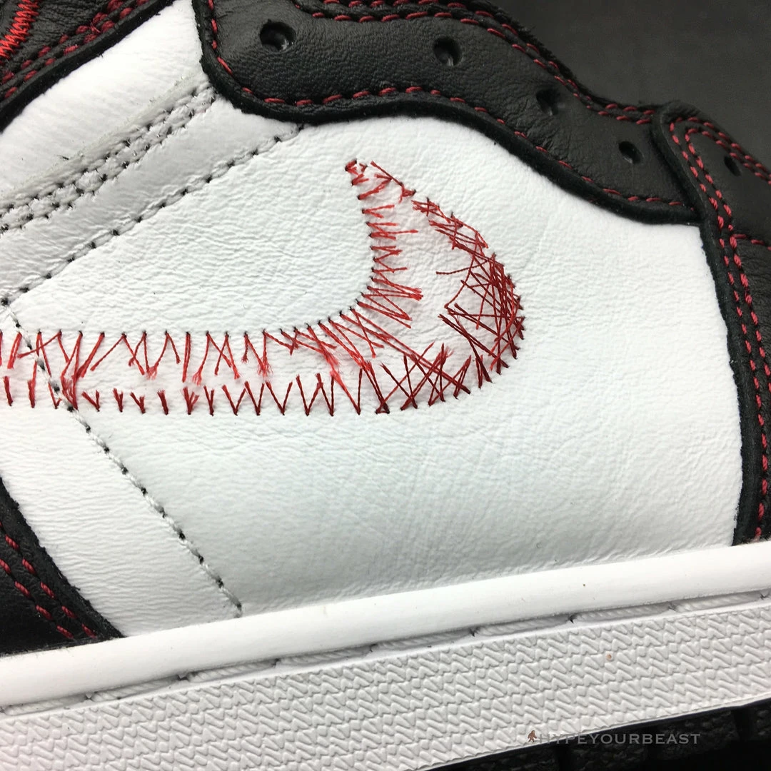 Hypeyourbeast Air Jordan 1 Retro High Defiant White Retro Red
