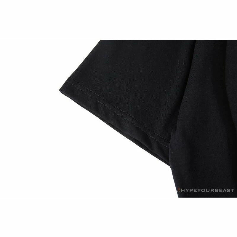 Hypeyourbeast Clothes BAPE Baby Shark Blue Shark Tee Shirt 'BLACK'