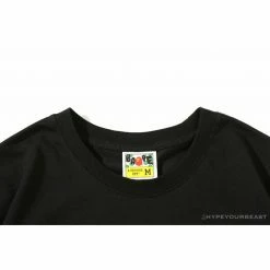 Hypeyourbeast BAPE Baby Milo Ring Colorful Kaleidoscope Tee Shirt'BLACK' Clothes