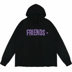 HypeYourBeast Hoodies & Jackets Vlone Purple And Black Friends Hoodie