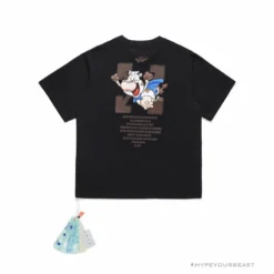 Hypeyourbeast OFF-WHITE Arrow Flying Cow Tee Shirt 'BLACK' T-Shirts