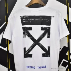Hypeyourbeast OFF-WHITE Seeing Things Arrow Tee Shirt'WHITE' T-Shirts