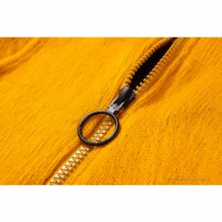 Hypeyourbeast OFF-WHITE Mohair Zip Sweater Hoodie'Yellow'