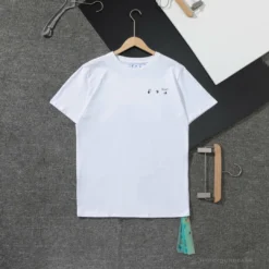 Hypeyourbeast T-Shirts OFF-WHITE Skull And Writing Tee Shirt'WHITE'