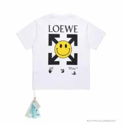 Hypeyourbeast OFF-WHITE X LOEW X SMILEY Tee Shirt 'WHITE' T-Shirts