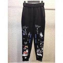 Hypeyourbeast OFF-WHITE Pants Black Paint