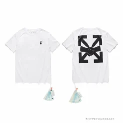 Hypeyourbeast OFF-WHITE Hand Shake Tee Shirt'WHITE' T-Shirts