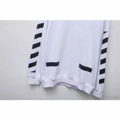 Hypeyourbeast OFF-WHITE Classic Basic Cotton Terry Long Sleeve Shirt'WHITE'
