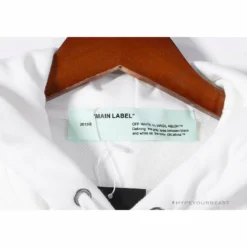 Hypeyourbeast Hoodies & Jackets OFF-WHITE Skull And Writing Hoodie'WHITE'