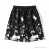 Hypeyourbeast Pants OFF-WHITE Hot Starry Sky Fireworks Shorts 'BLACK'
