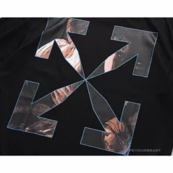 Hypeyourbeast OFF-WHITE New Limited Religious Tee Shirt'BLACK'