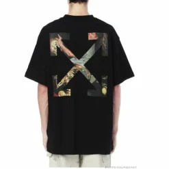 Hypeyourbeast T-Shirts OFF-WHITE Skull Tee Shirt'BLACK'