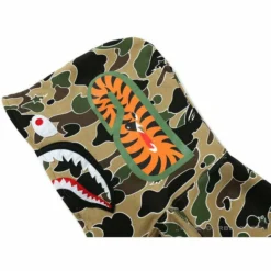 Hypeyourbeast BAPE Shark Head STA Star Camouflage Hoodie'YELLOW' Clothes