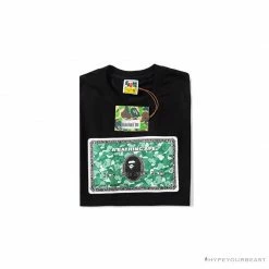 Hypeyourbeast Clothes BAPE Spoof Dollar Bill Tee Shirt'BLACK'