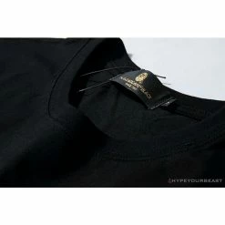 Hypeyourbeast BAPE X MCM Camouflage Ape Head Tee Shirt'BLACK'