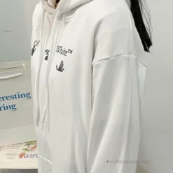 HypeYourBeast Off-White Green Hoodie - White Hoodies & Jackets