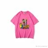 Hypeyourbeast Clothes BAPE Baby Milo Sesame Street Carp Streamer Tee Shirt 'PINK'