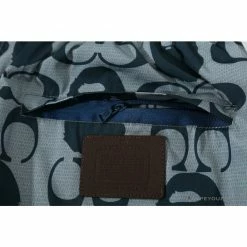 Hypeyourbeast BAPE X COACH Co-Branded Grey-Blue Shorts Clothes