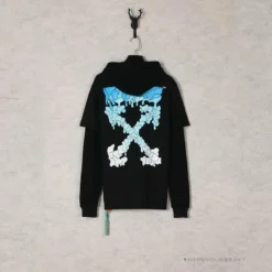 HypeYourBeast Off White Hoodie Black Blue