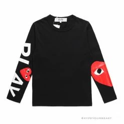 HypeYourBeast CDG PLAY Shirt 2205 Black Shirts