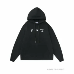 HypeYourBeast Off White Hoodie Royal - Black