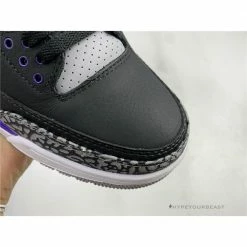 Hypeyourbeast Air Jordan 3'Court Purple Black Cement'