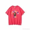 Hypeyourbeast BAPE Little Ape Head Colorful Classic Tee Shirt 'PINK' Clothes