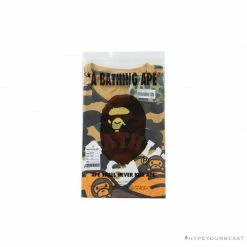 Hypeyourbeast Clothes BAPE KIDS Elbow Hug Gorilla Camouflage Tee Shirt'YELLOW'
