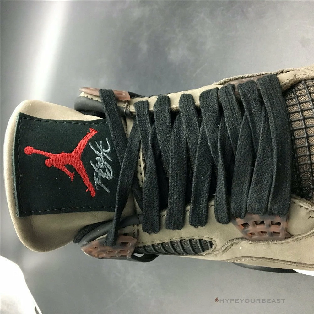 Hypeyourbeast Travis Scott X Air Jordan 4 Dark Mocha