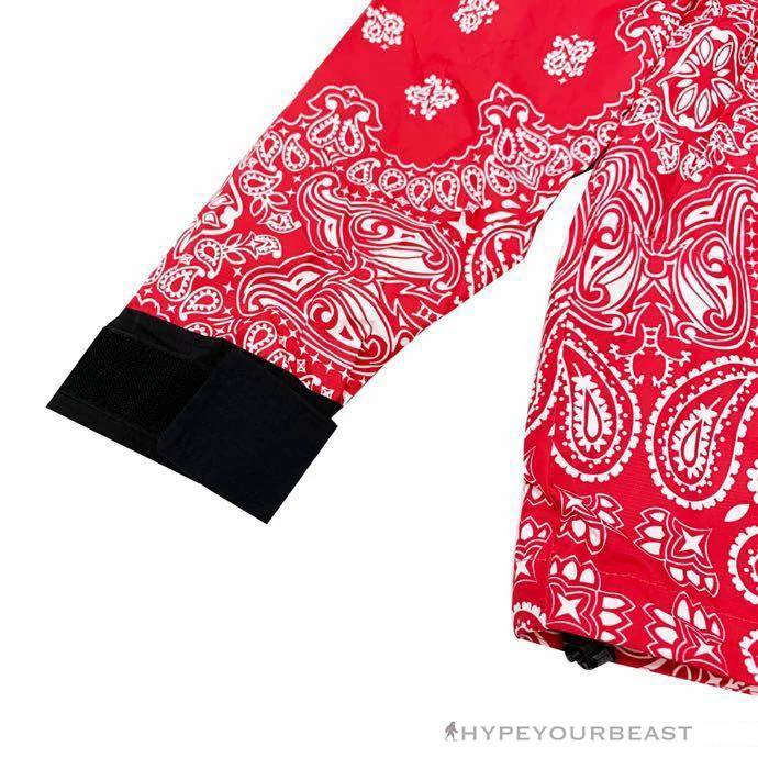 HypeYourBeast Supreme X TNF Bandana Jacket Red