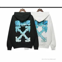 HypeYourBeast Hoodies & Jackets Off White Hoodie Black BLUE