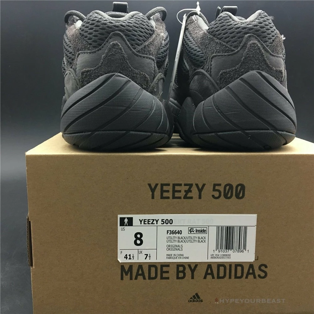 Hypeyourbeast Adidas Yeezy Boost 500 Utility Black