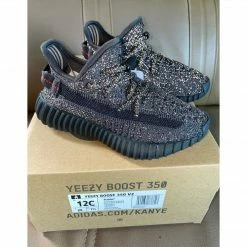 HypeYourBeast Adidas Yeezy Boost 350 V2'Static Black Reflective' (Infant)