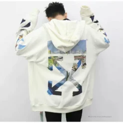 HypeYourBeast Off White Hoodie Vincent Van Gogh White