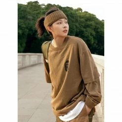HypeYourBeast Bape Long Sleeve Tee Shirt Brown